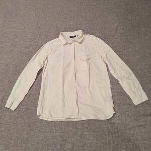 BDG Urban Outfitters Womens Long Sleeve Button Up Shirt White Size XS